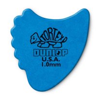 Dunlop Tortex Fin 1.00mm, Blue, One Pick
