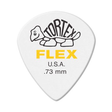 Dunlop Tortex Flex Jazz III 0.73 mm Yellow, One Pick