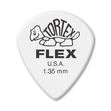 Dunlop Tortex Flex Jazz III 1.35 mm Black, One Pick