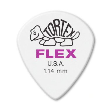 Dunlop Tortex Flex Jazz III XL 1.14 mm Purple, One Pick