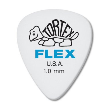 Dunlop Tortex Flex Standard Pick 1.00 mm Blue, One Pick