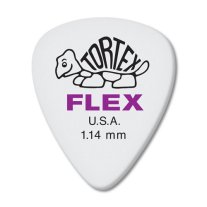 Dunlop Tortex Flex Standard Pick 1.14 mm Purple, One Pick