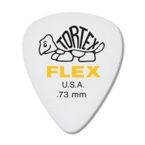 Dunlop Tortex Flex Standard Pick .73 mm Yellow, One Pick