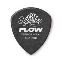 Dunlop Tortex Flow Pick 1.35mm Black, One Pick