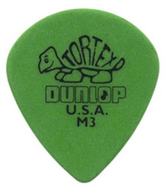 Dunlop Tortex Jazz .88mm M3 Green, One Pick