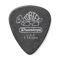 Dunlop Tortex Pitch Black Standard Pick 1.14 mm, One Pick