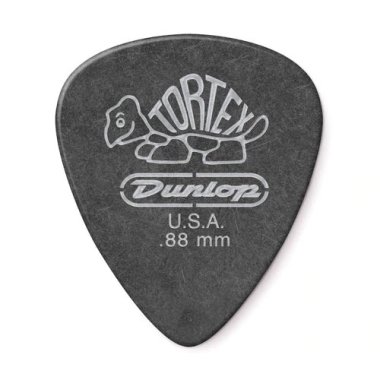 Dunlop Tortex Pitch Black Standard Pick .88 mm, One Pick