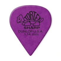 Dunlop Tortex Sharp Pick 1.14 mm Purple, One Pick