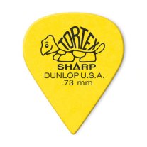 Dunlop Tortex Sharp Pick .73 mm Yellow, One Pick