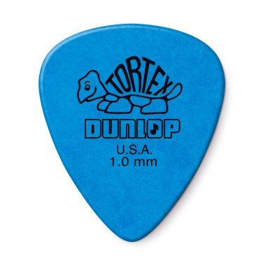 Dunlop Tortex Standard Pick 1.0 mm Blue, One Pick