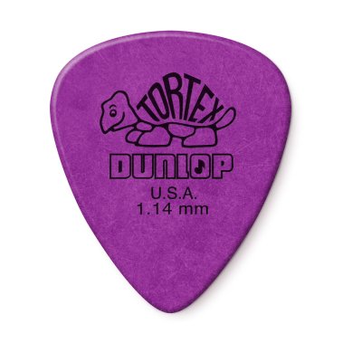 Dunlop Tortex Standard Pick 1.14 mm Purple, One Pick