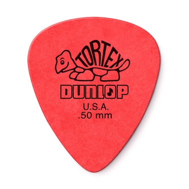 Dunlop Tortex Standard Pick .50 mm Red, One Pick