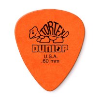 Dunlop Tortex Standard Pick .60 mm Orange, One Pick