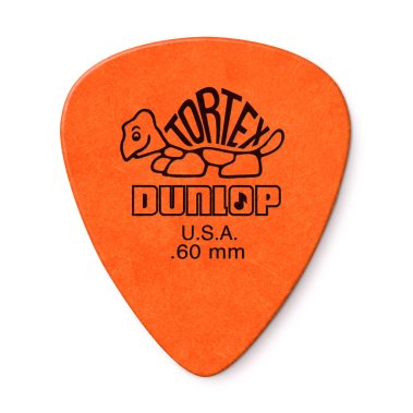 Dunlop Tortex Standard Pick .60 mm Orange, One Pick