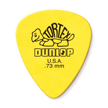 Dunlop Tortex Standard Pick .73 mm Yellow, One Pick