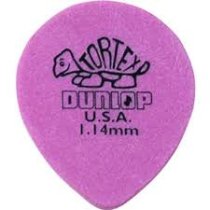 Dunlop Tortex Tear Drop 1.14mm Purple, One Pick