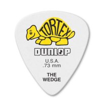 Dunlop Tortex Wedge Pick .73 mm Yellow, One Pick