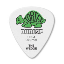 Dunlop Tortex Wedge Pick .88 mm Green, One Pick
