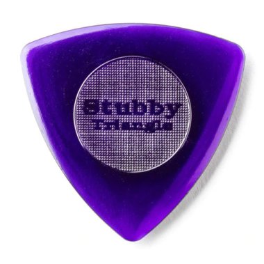 Dunlop Tri Stubby Pick 3.0 mm Purple, One Pick