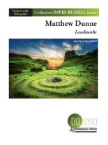 Dunne | Landmarks for solo guitar