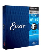 Elixir 12025 Polyweb Coated Electric Guitar Strings Custom Light 9-46