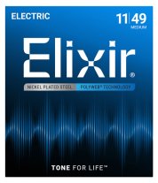 Elixir 12100 Polyweb Coated Electric Guitar Strings Medium 11-49
