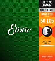Elixir 14102 Nanoweb Coated 4 String Electric Bass 50-105