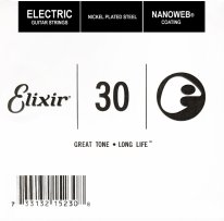 Elixir 15230 Nanoweb Electric .030 Single Guitar String