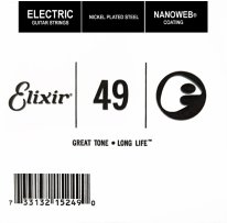 Elixir 15249 Nanoweb Electric .049 Single Guitar String