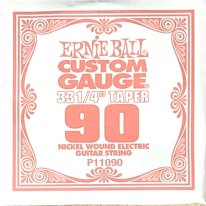 Ernie Ball 11090 Nickel Electric Guitar .090 Single XL 33.25" Taper