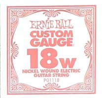 Ernie Ball 1118 Nickel Wound Electric Guitar .018 Single String