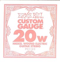 Ernie Ball 1120 Nickel Wound Electric Guitar .020 Single String