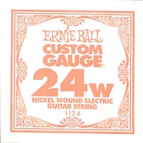 Ernie Ball 1124 Nickel Wound Electric Guitar .024 Single String