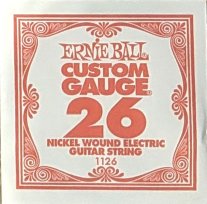 Ernie Ball 1126 Nickel Wound Electric Guitar .026 Single String