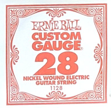 Ernie Ball 1128 Nickel Wound Electric Guitar .028 Single String
