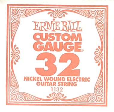 Ernie Ball 1132 Nickel Wound Electric Guitar .032 Single String
