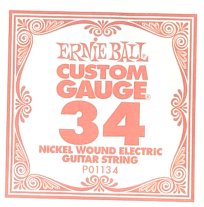 Ernie Ball 1134 Nickel Wound Electric Guitar .034 Single String