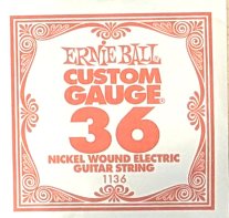 Ernie Ball 1136 Nickel Wound Electric Guitar .036 Single String