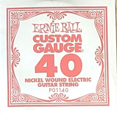 Ernie Ball 1140 Nickel Wound Electric Guitar .040 Single String