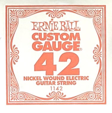 Ernie Ball 1142 Nickel Wound Electric Guitar .042 Single String