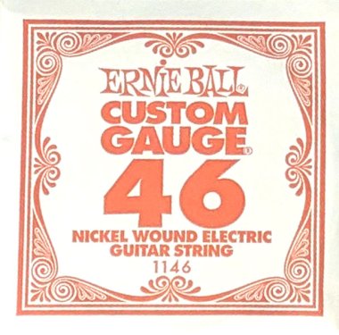 Ernie Ball 1146 Nickel Wound Electric Guitar .046 Single String