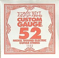 Ernie Ball 1152 Nickel Wound Electric Guitar .052 Single String