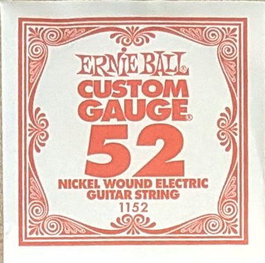 Ernie Ball 1152 Nickel Wound Electric Guitar .052 Single String