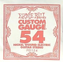 Ernie Ball 1154 Nickel Wound Electric Guitar .054 Single String