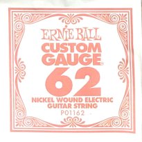 Ernie Ball 1162 Nickel Wound Electric Guitar .062 Single String