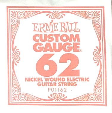 Ernie Ball 1162 Nickel Wound Electric Guitar .062 Single String