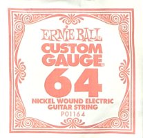 Ernie Ball 1164 Nickel Wound Electric Guitar .064 Single String