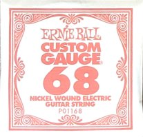 Ernie Ball 1168 Nickel Wound Electric Guitar .068 Single String