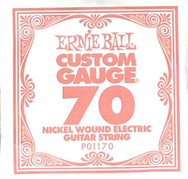 Ernie Ball 1170 Nickel Wound Electric Guitar .070 Single String
