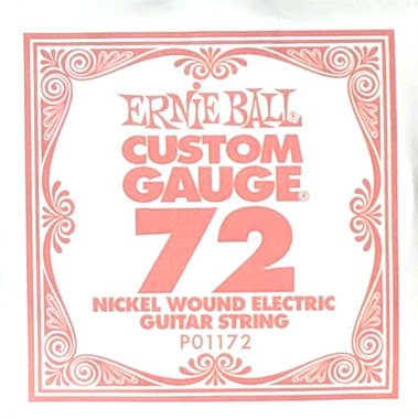 Ernie Ball 1172 Nickel Wound Electric Guitar .072 Single String